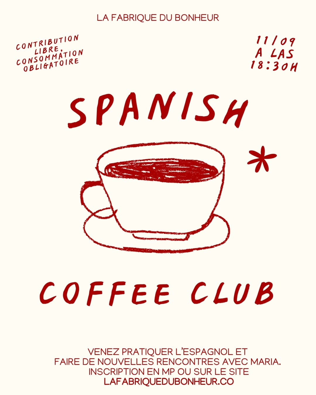Spanish coffee club