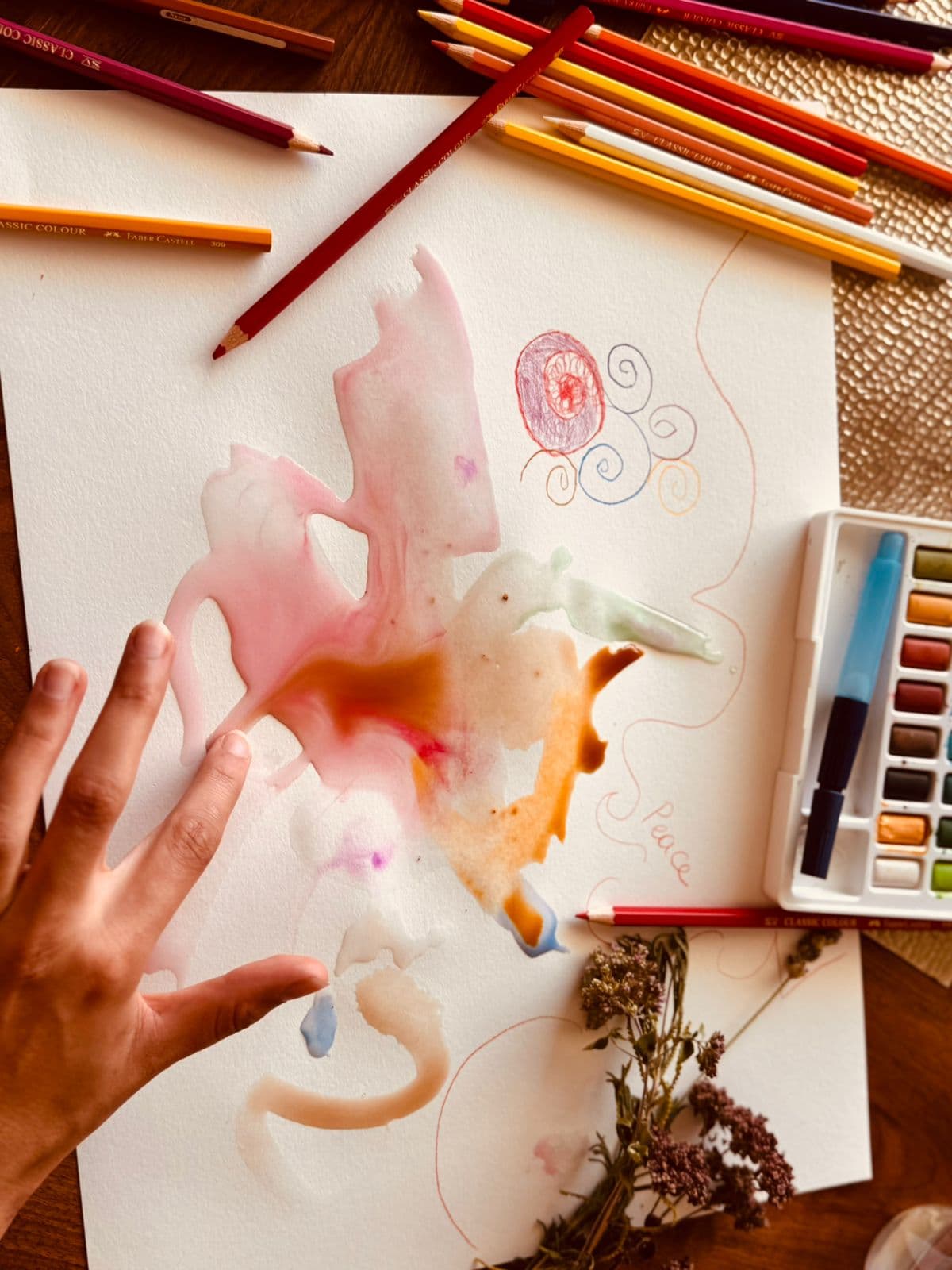 Art therapy with Oumama